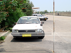 南市驾校模拟侧方停车